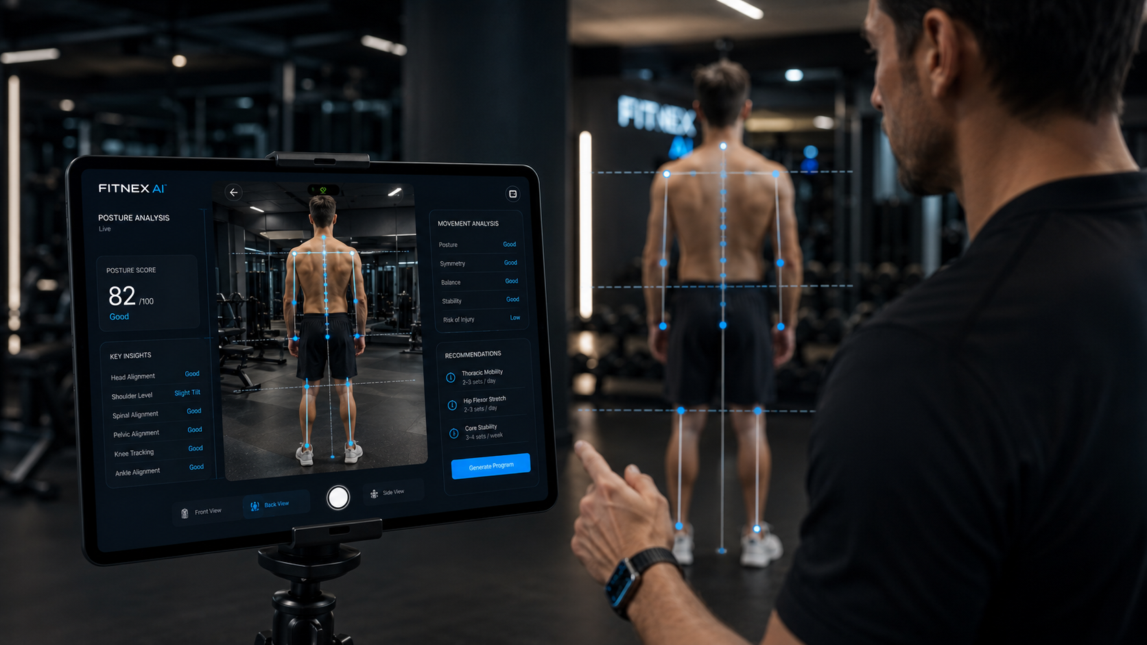 AI posture analysis